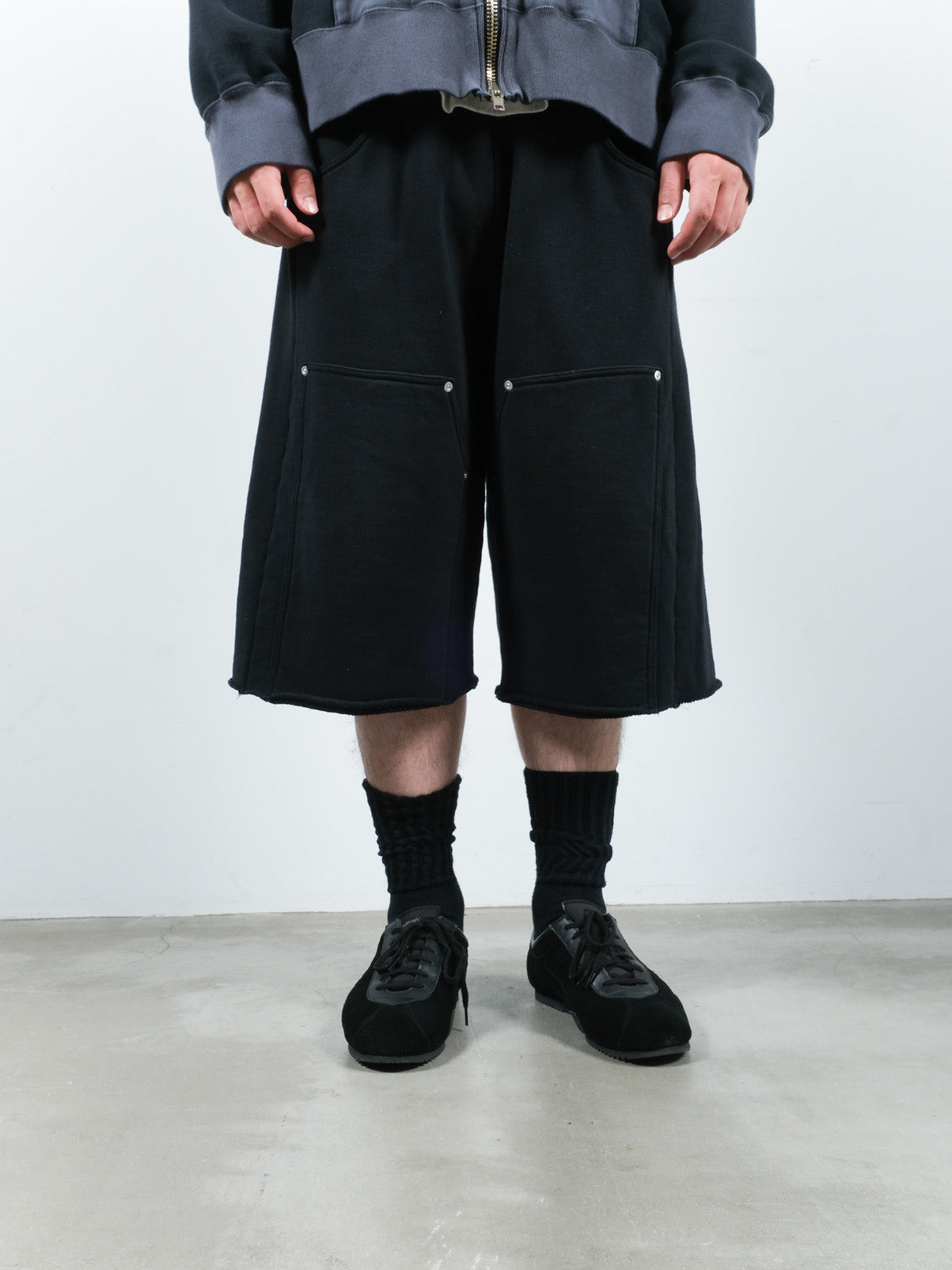 JIEDA 3/4 DOUBLE KNEE SWEAT PANTS – KIKUNOBU