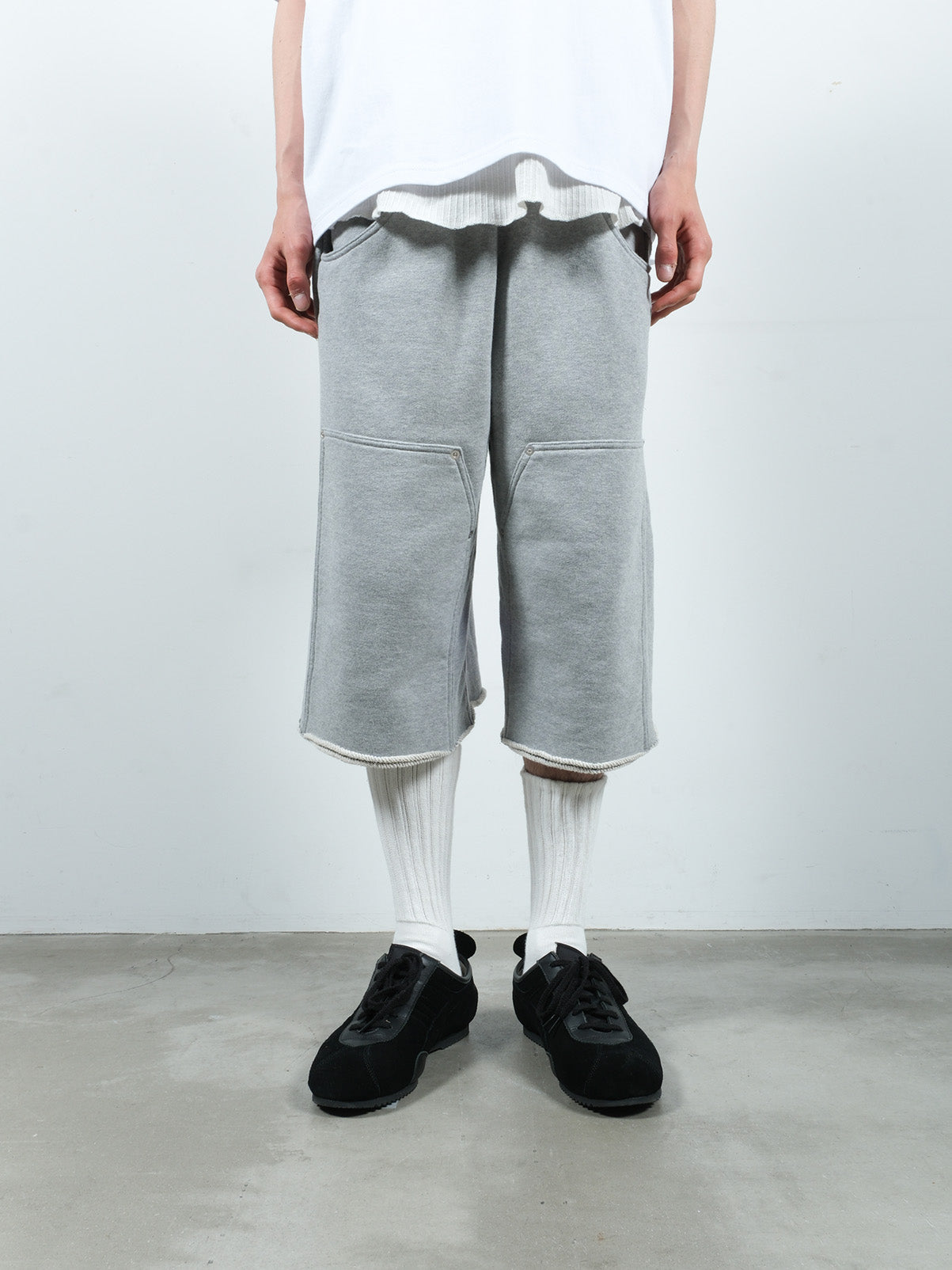 JIEDA 3/4 DOUBLE KNEE SWEAT PANTS – KIKUNOBU