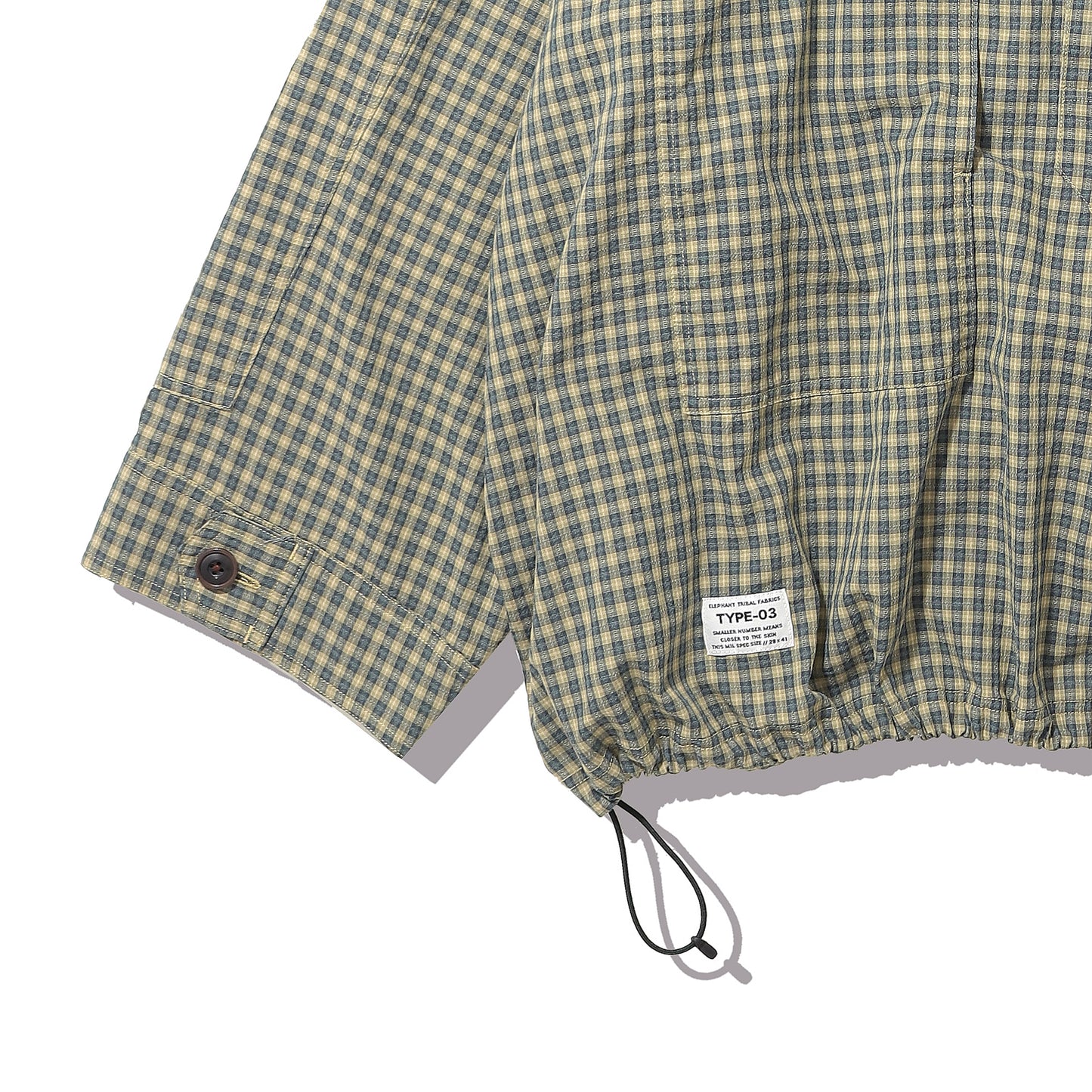 elephant TRIBAL fabrics M35 HOCKEY CHECK SHIRT