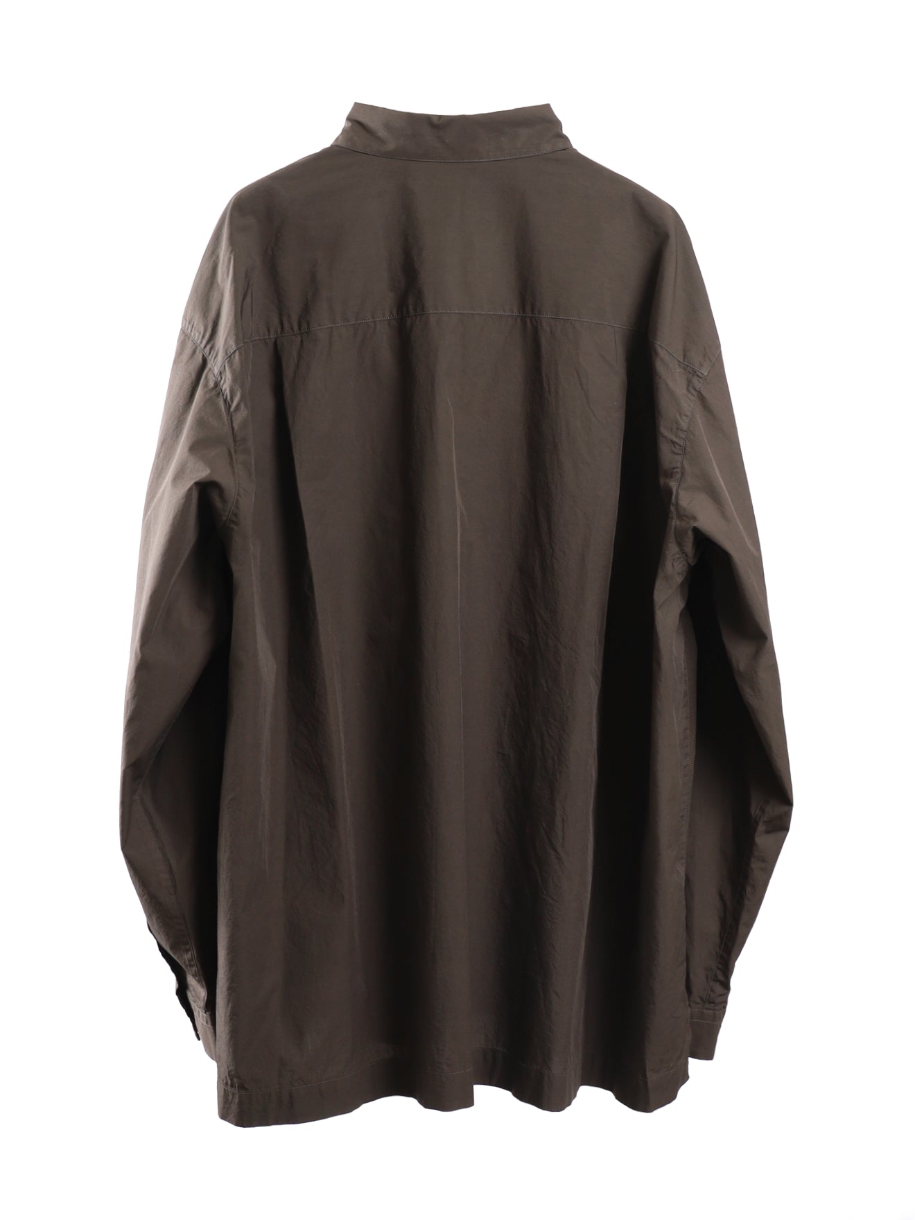SHRINK COTTON LAWN WIDE SHIRT