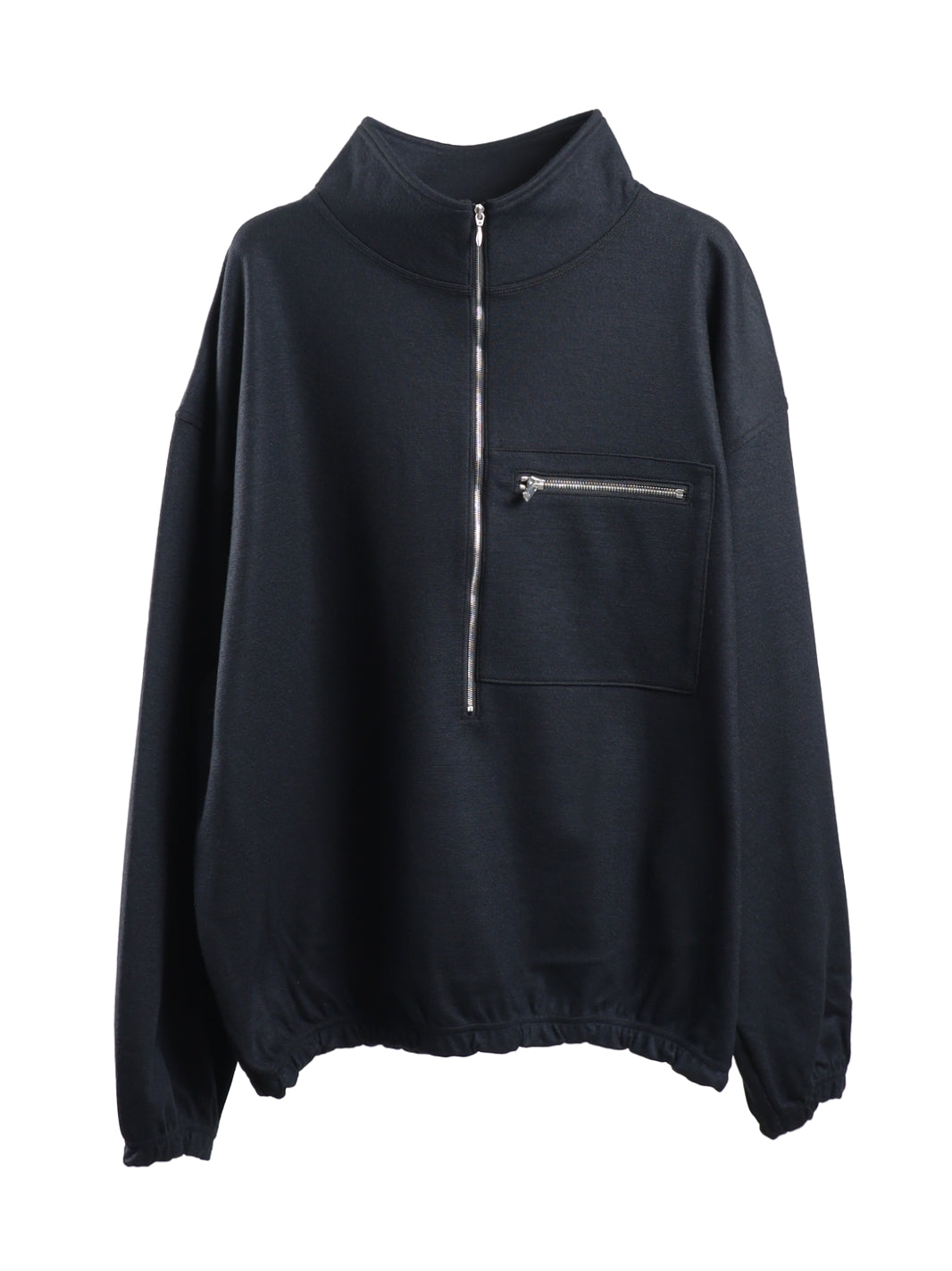WOOL HALF ZIP