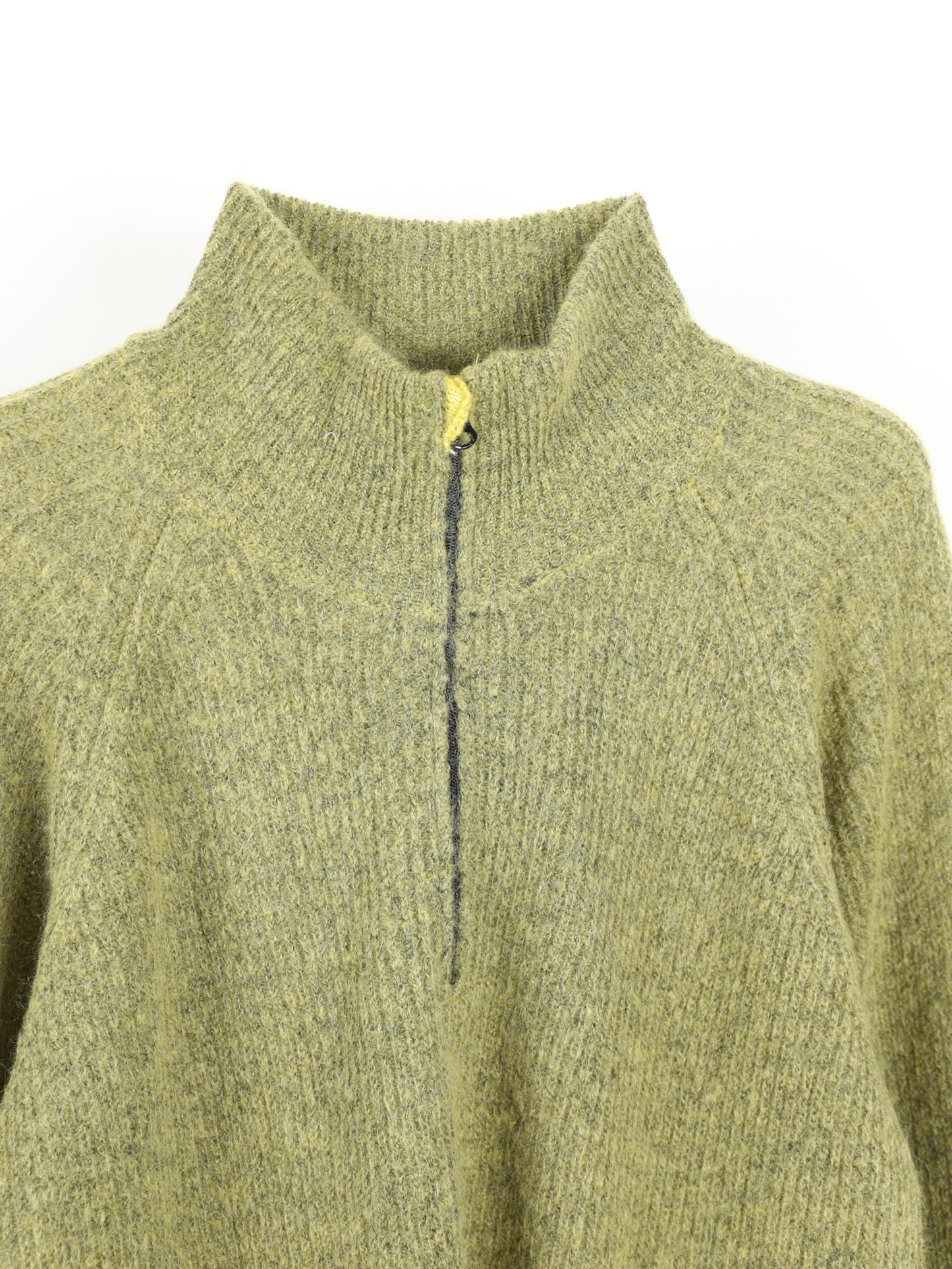 ESSENCE MOHAIR MIXED KNIT TOP