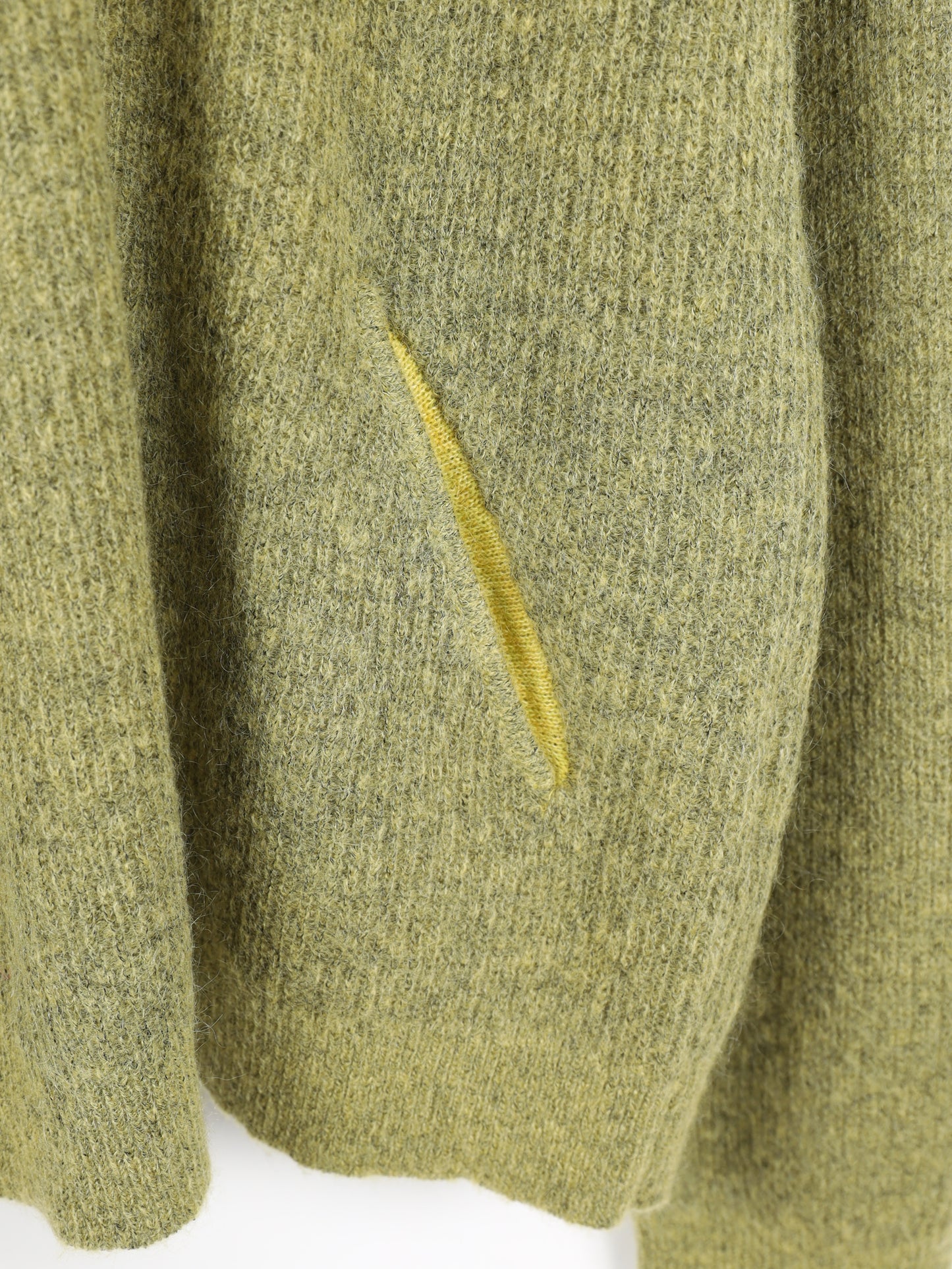 ESSENCE MOHAIR MIXED KNIT TOP
