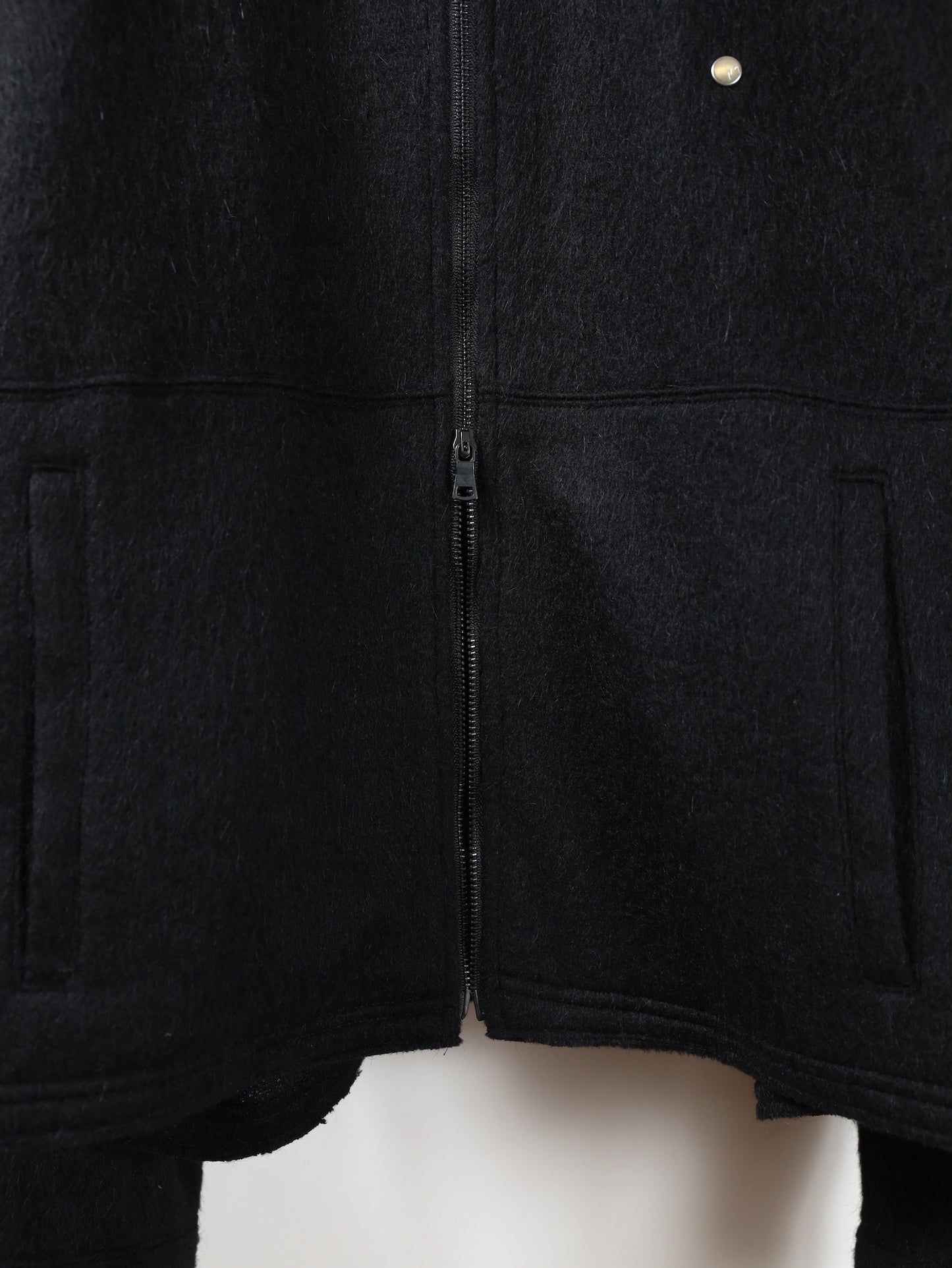 SHAGGY ZIP UP SHIRT