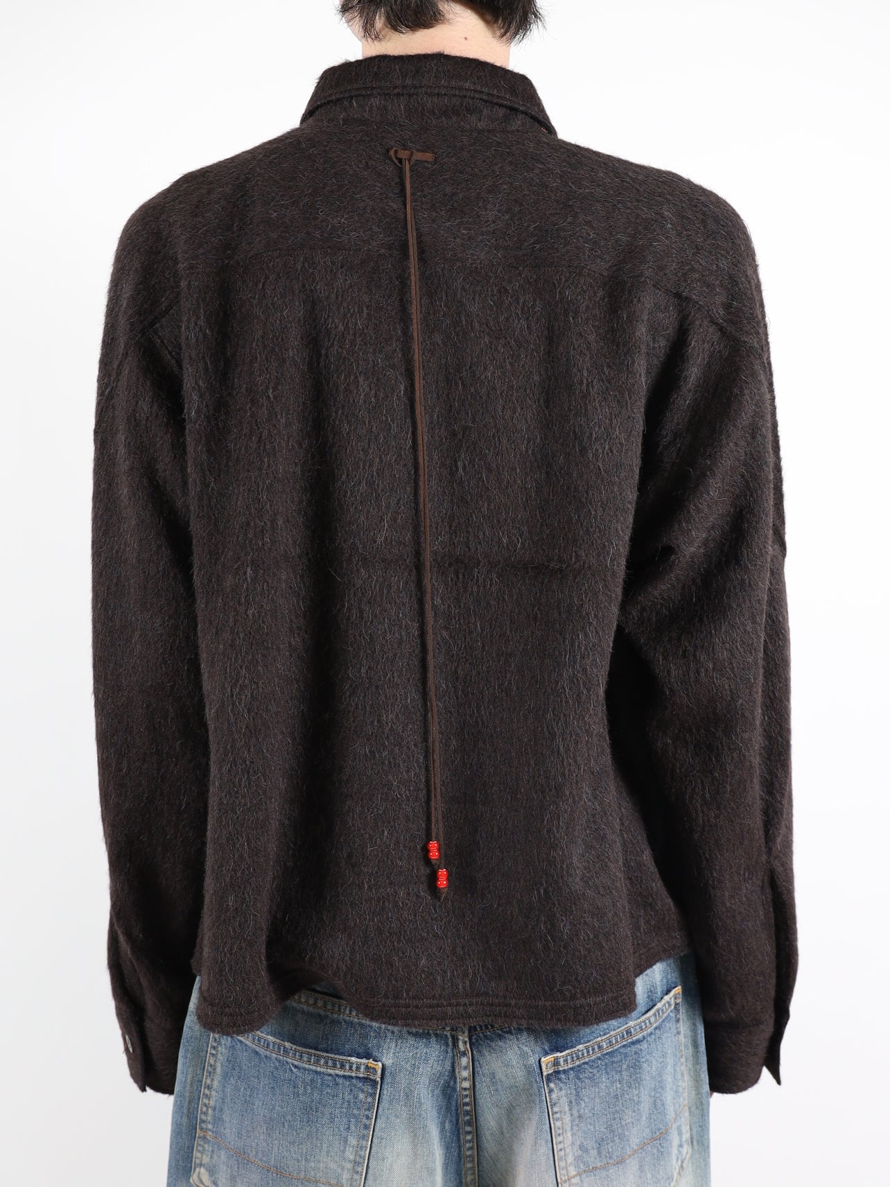SHAGGY ZIP UP SHIRT