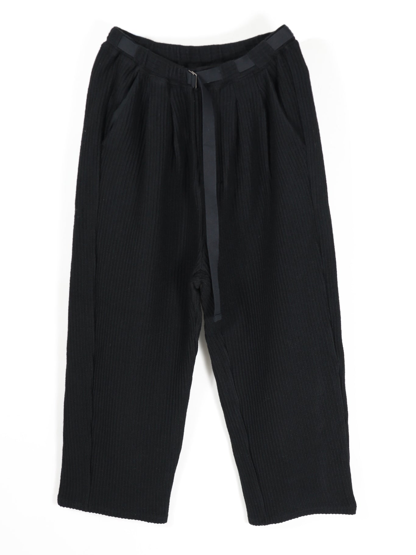 WOOLCORD BELTLESS SLACKS