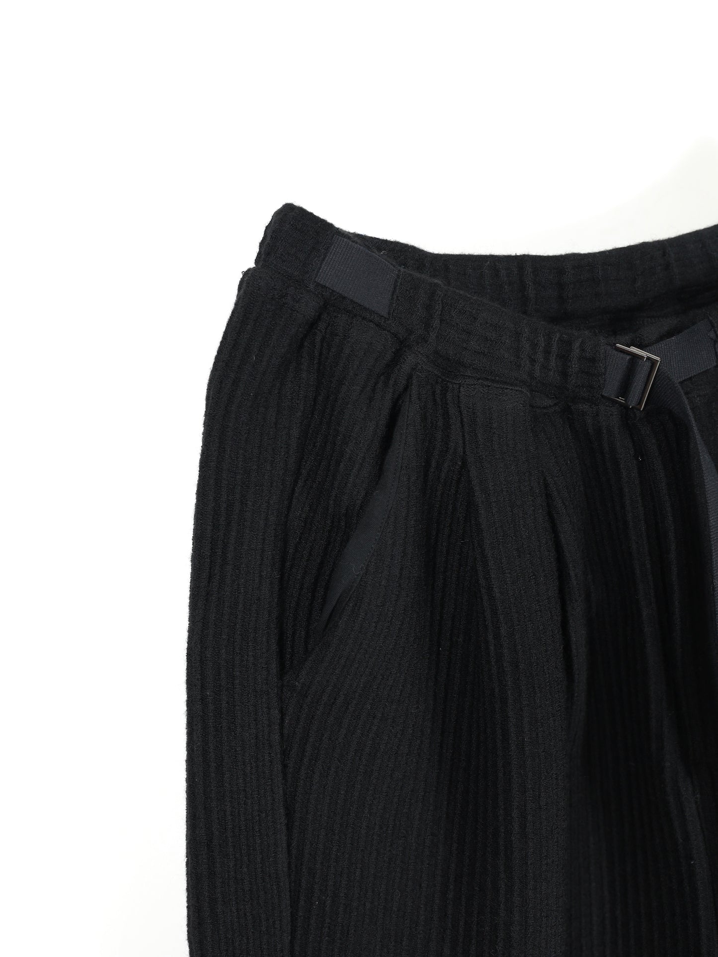 WOOLCORD BELTLESS SLACKS