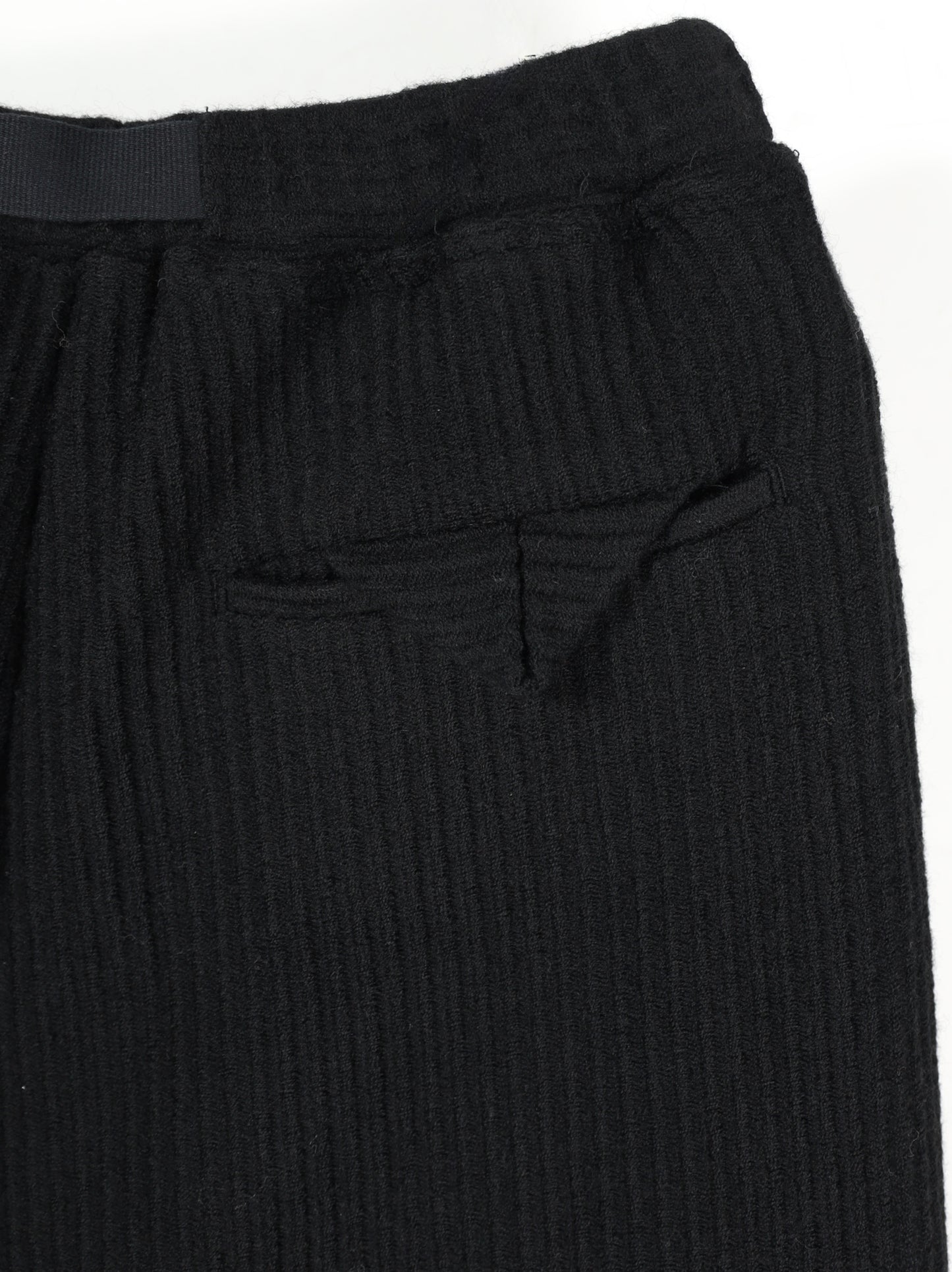 WOOLCORD BELTLESS SLACKS