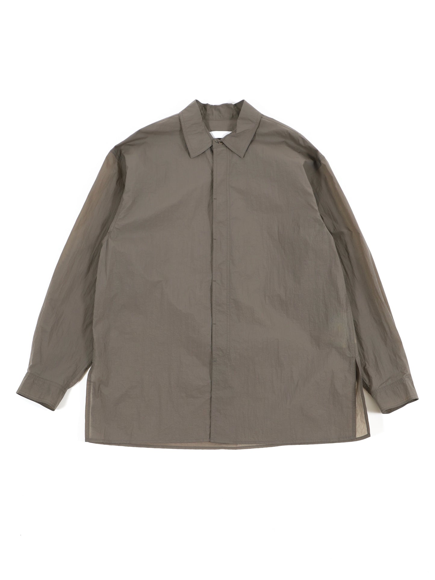 SHEER NYLON OVERSIZED SHIRTS