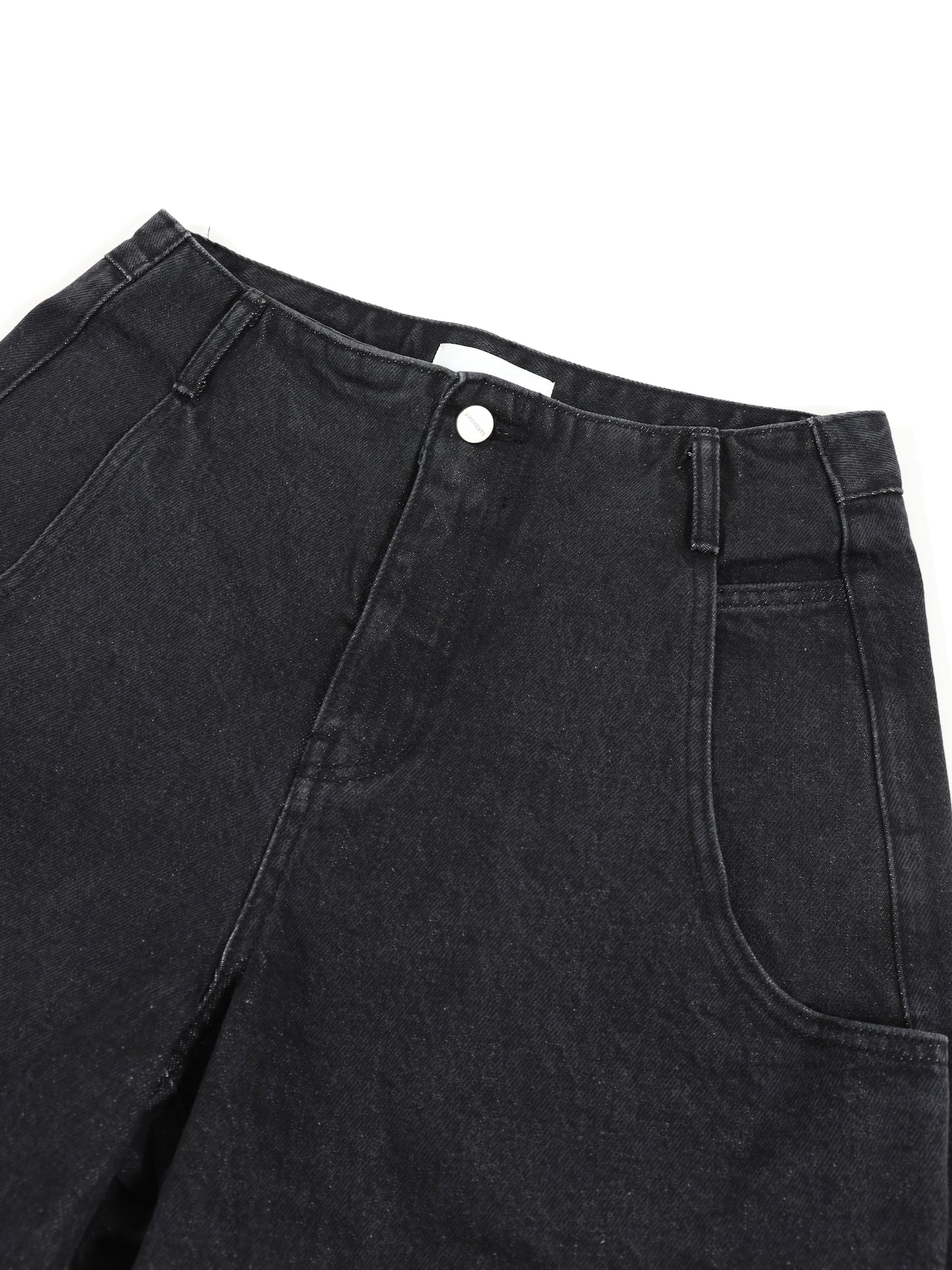 MENS CUT-OUT POCKET DENIM SHORTS