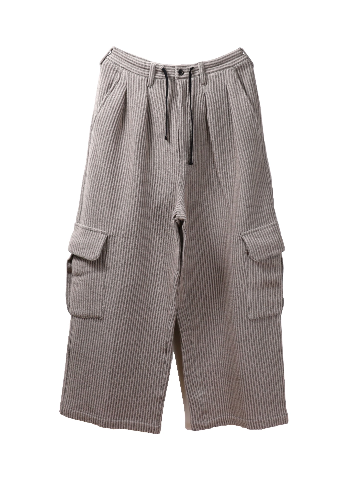 WOOL CORDUROY CARGO SLACKS
