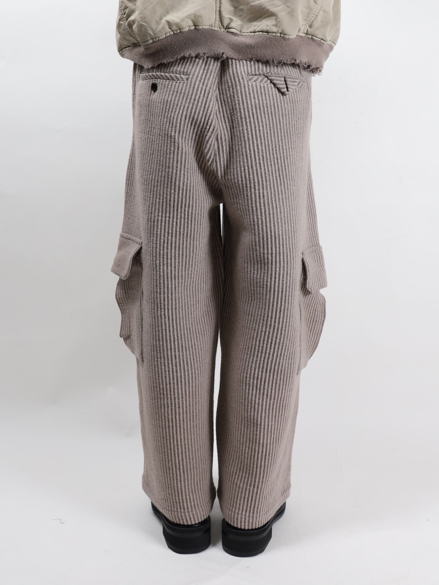 WOOL CORDUROY CARGO SLACKS