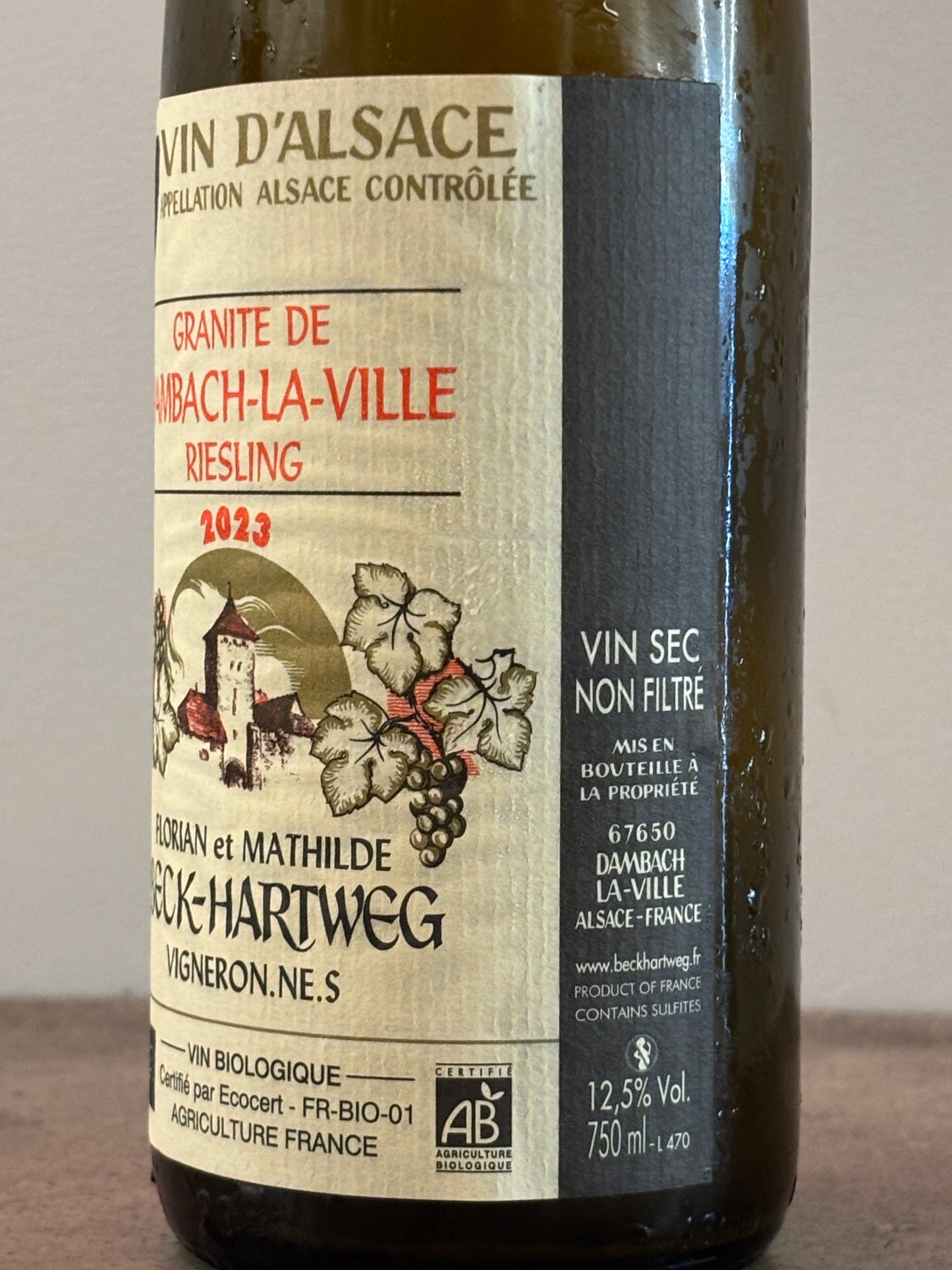 Riesling Dambach La Ville 2023(白)