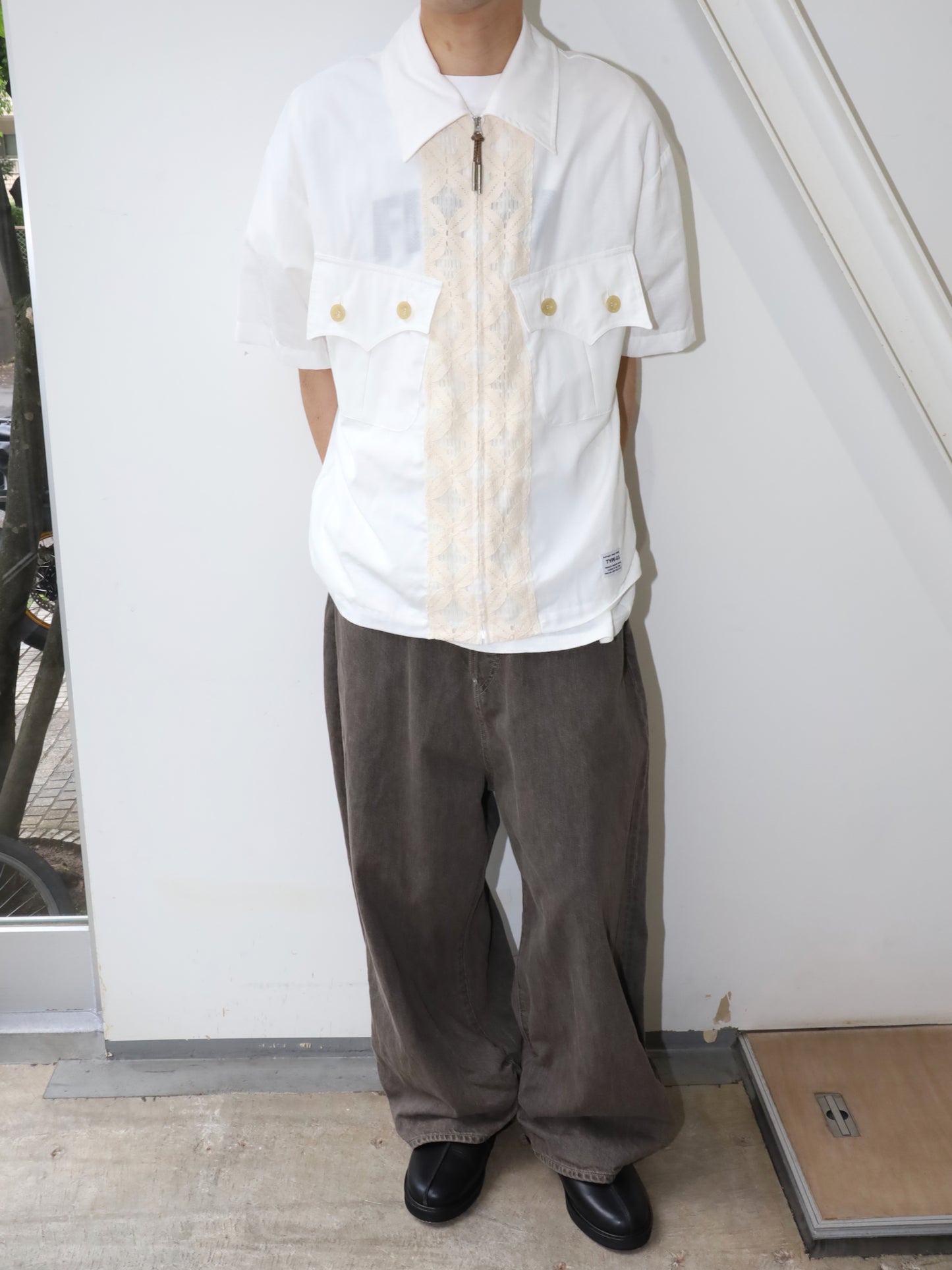 FRESH MAN DENIM WIDE PANTS"OD"