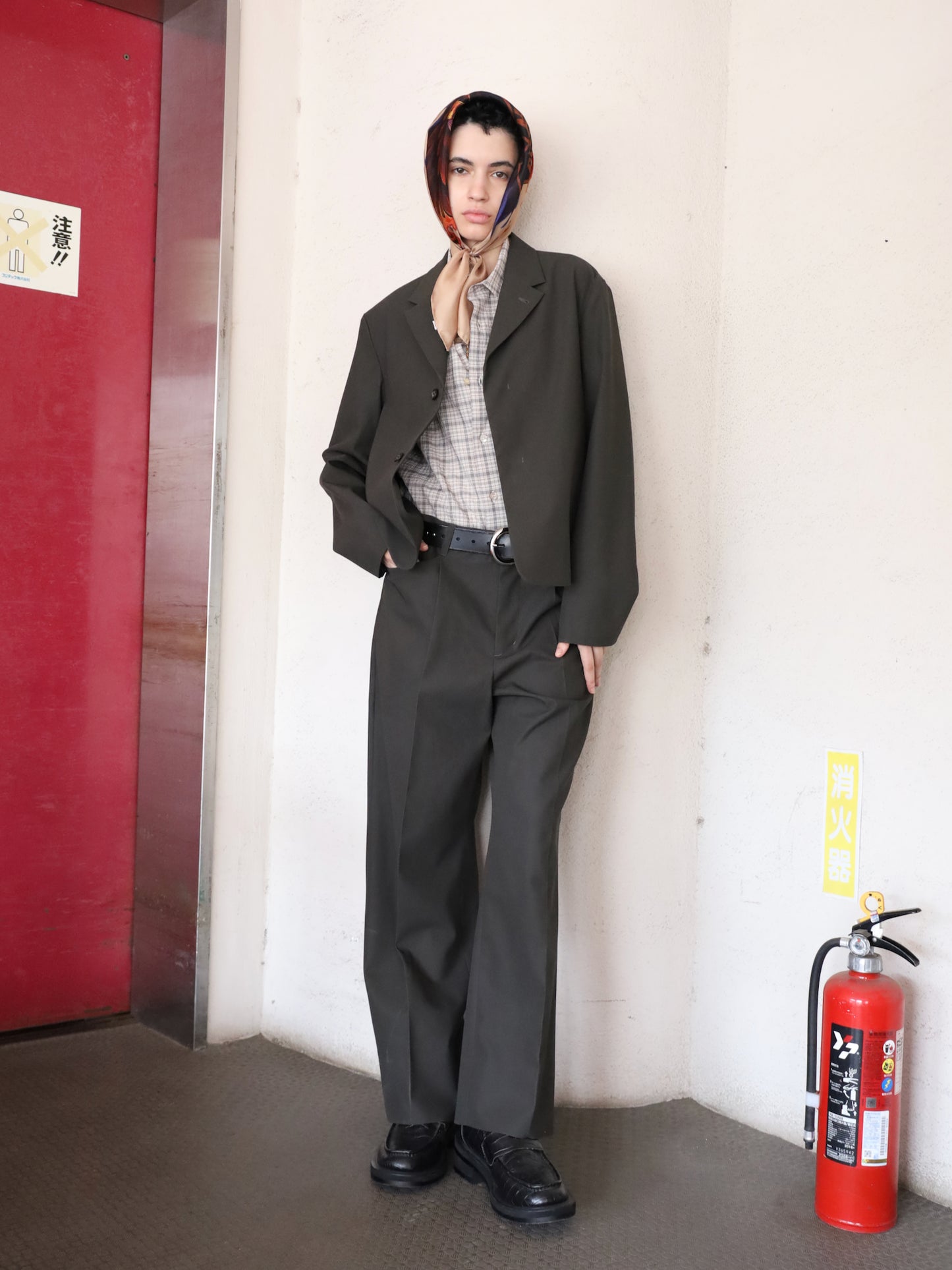 JIEDA ONE TUCK SLACKS
