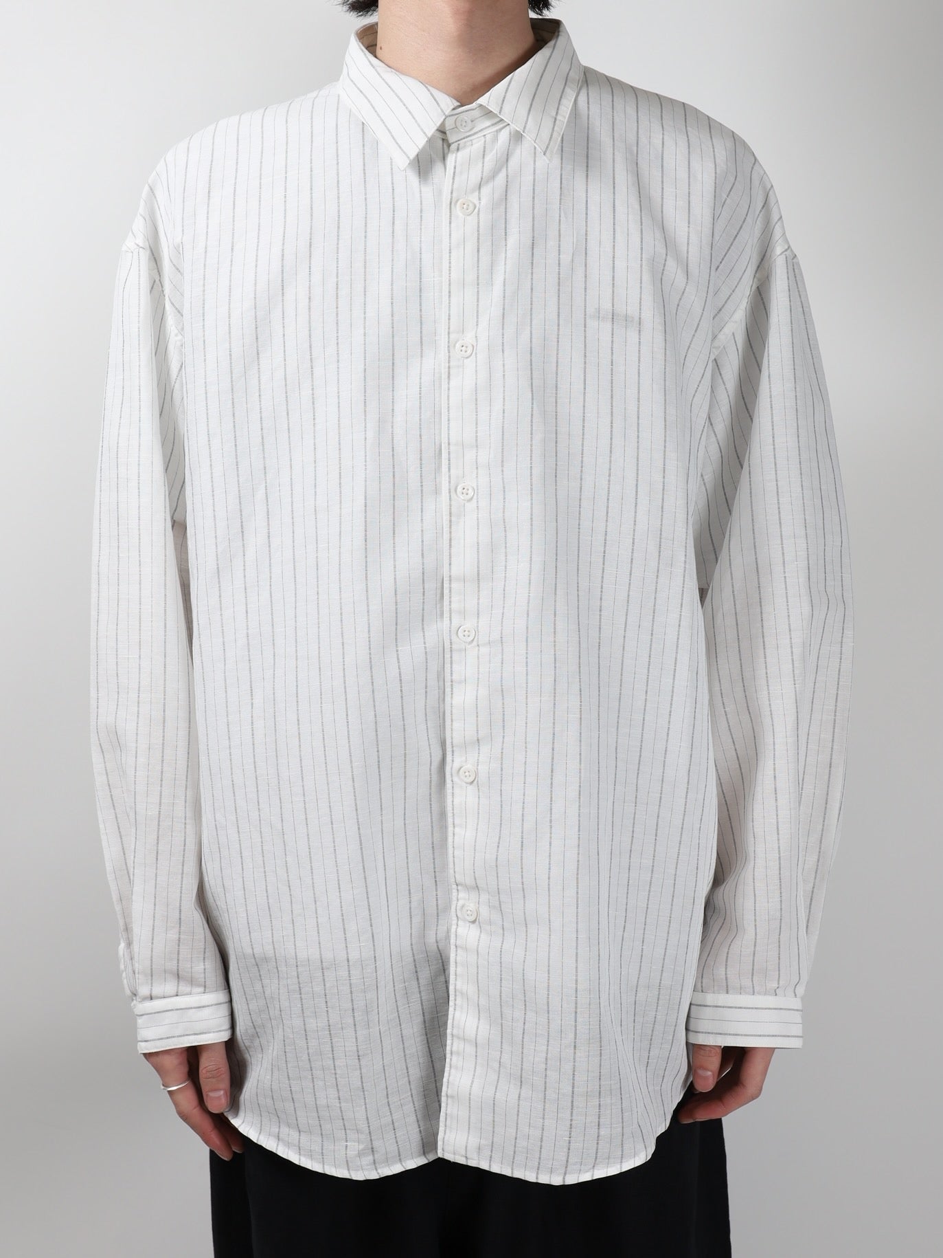 DIGAWEL Oversized stripe shirt – KIKUNOBU