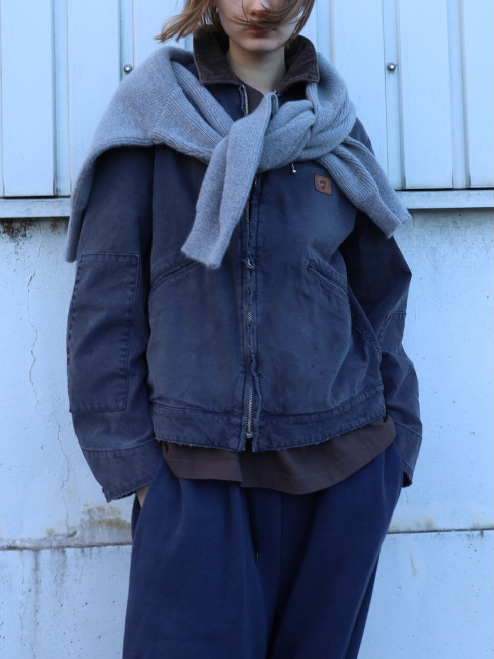 DUCK DAMAGE ZIP JACKET