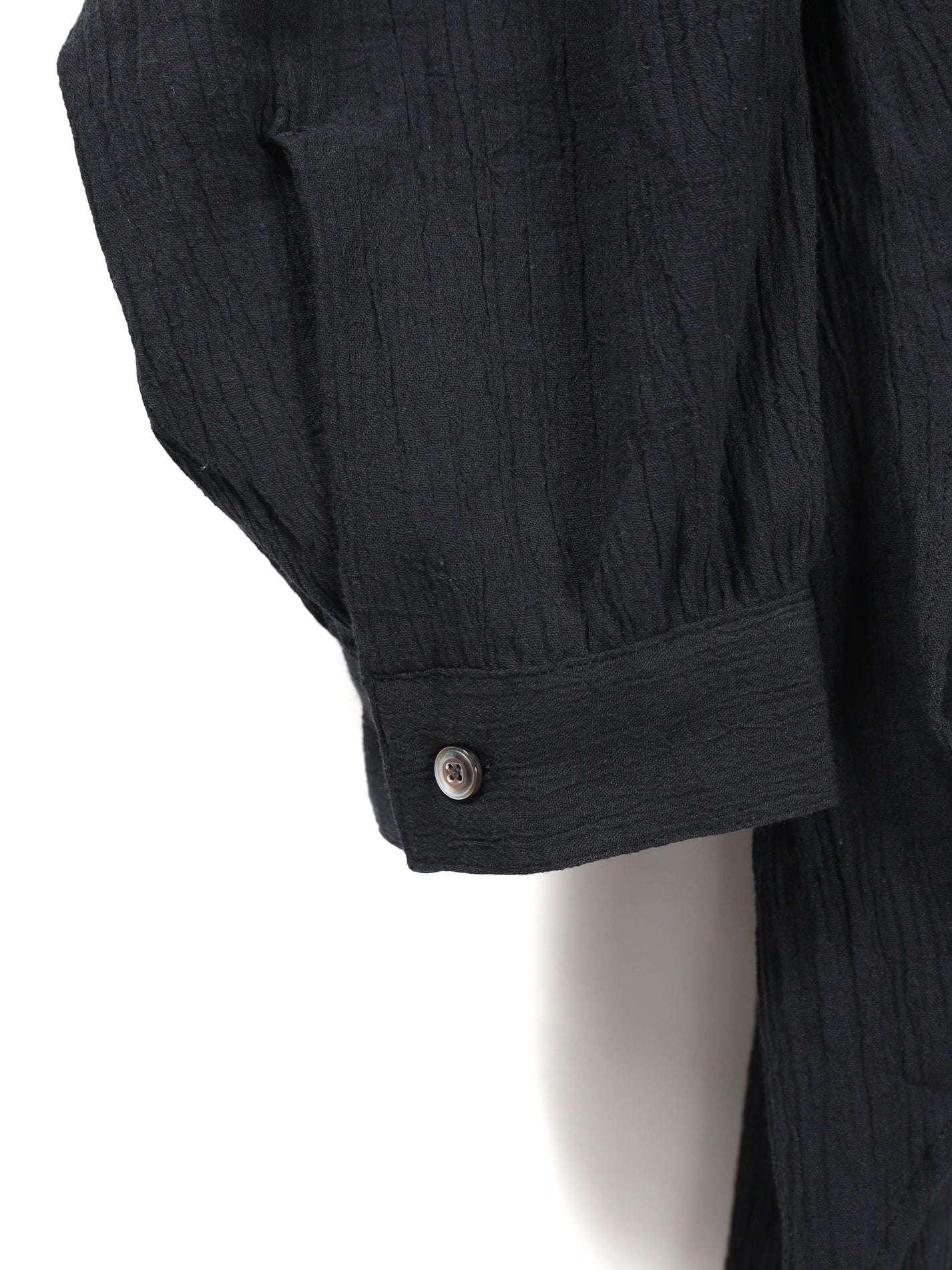 ANCELLM CREPE HALF ZIP SHIRT