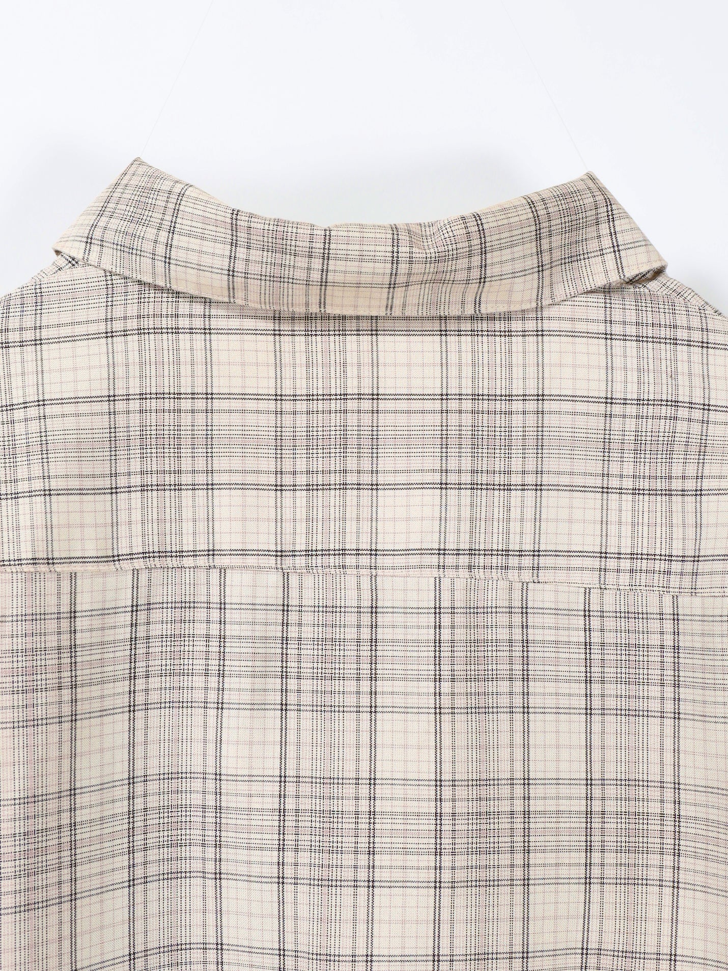 ANCELLM AGING RAYON CHECK SHIRT