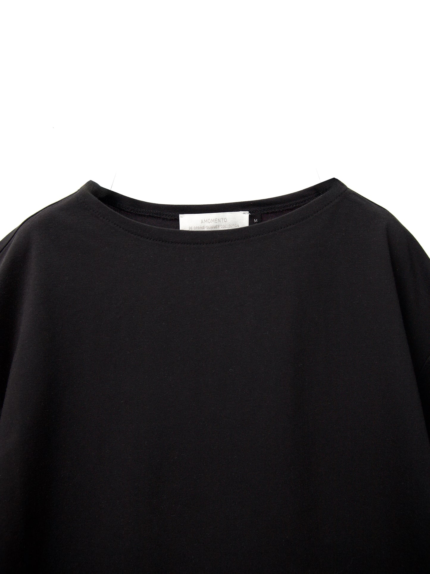 AMOMENTO BOAT NECK T-SHIRT