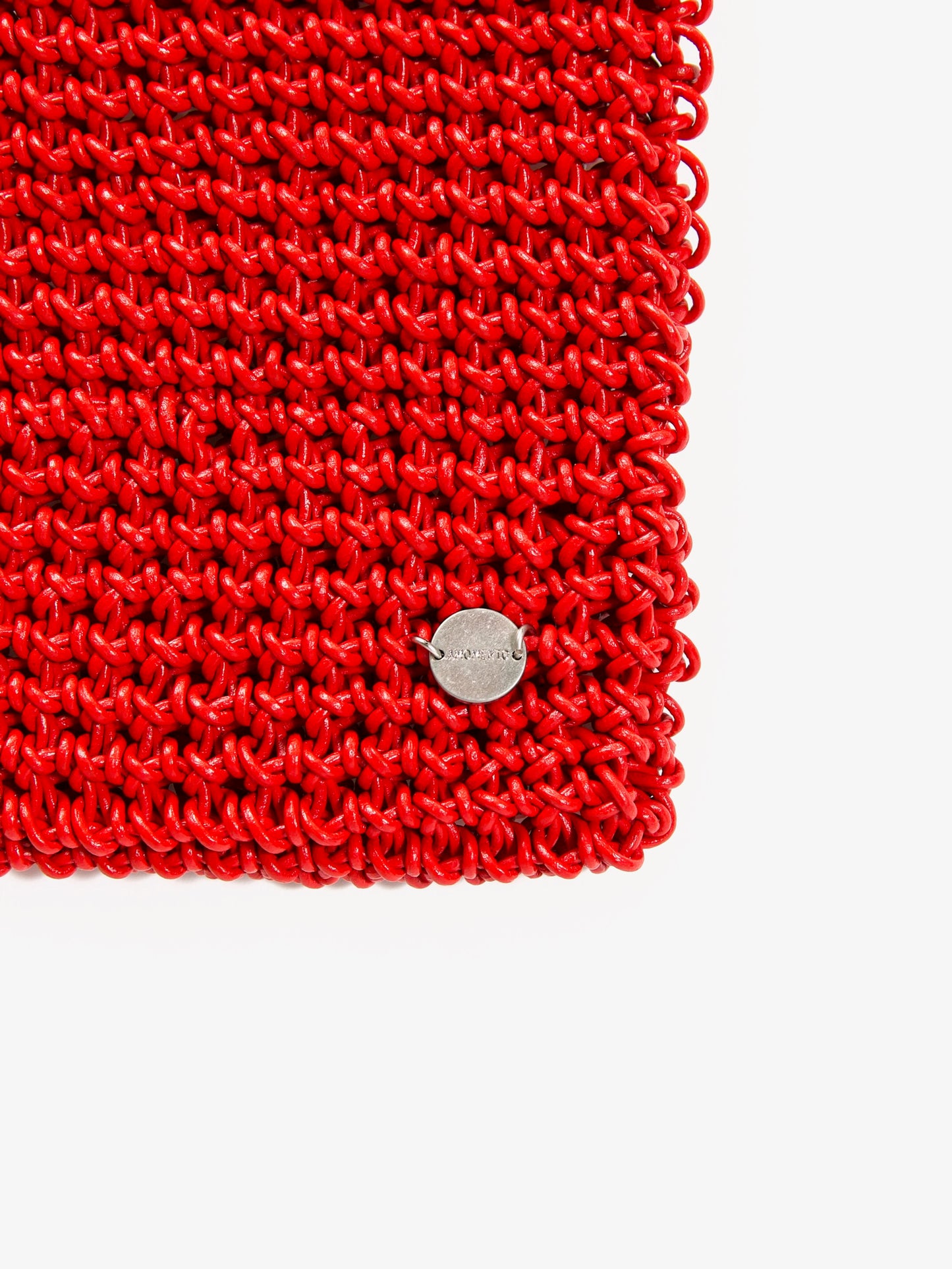 AMOMENTO MINI HANDMADE LEATHER NET BAG