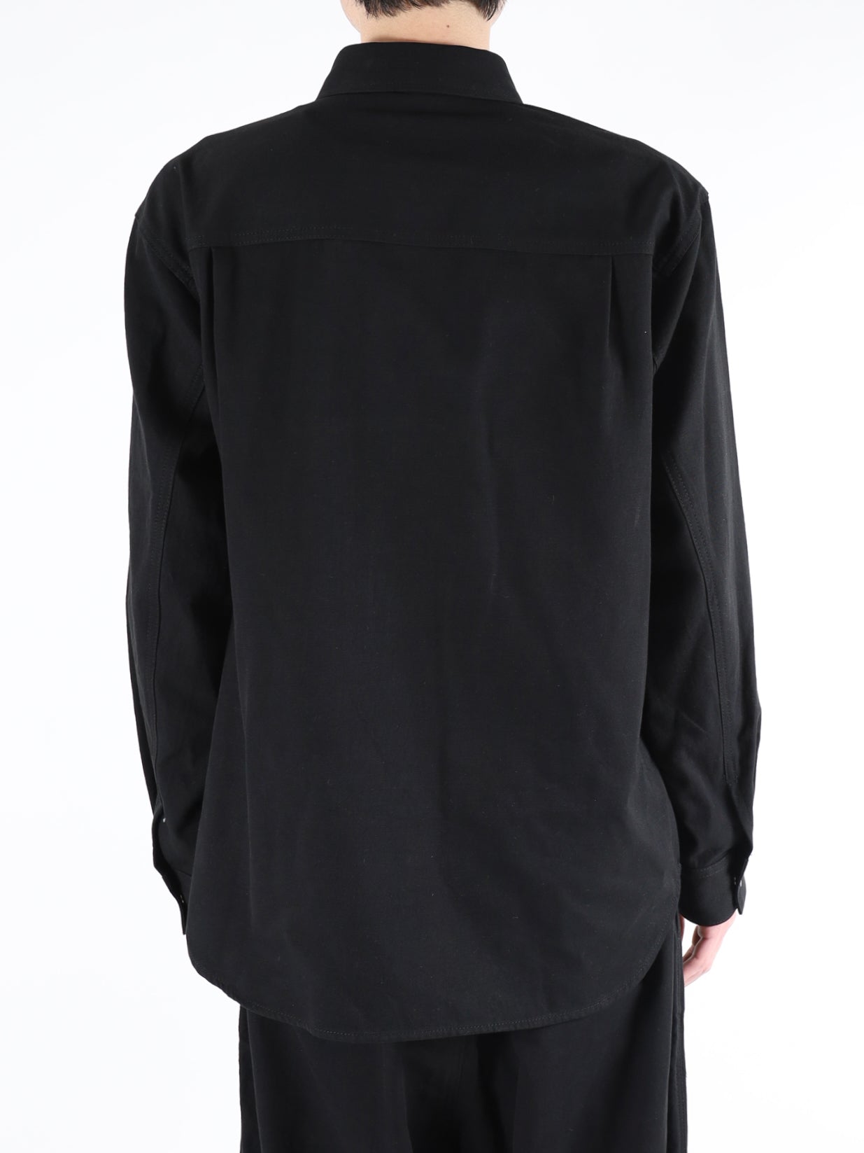 HARD WASHED COTTON SHIRT JACKET
