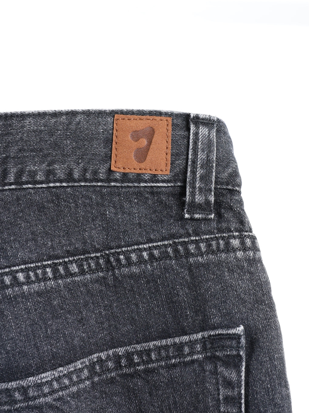 OVER WRAP DENIM PANTS