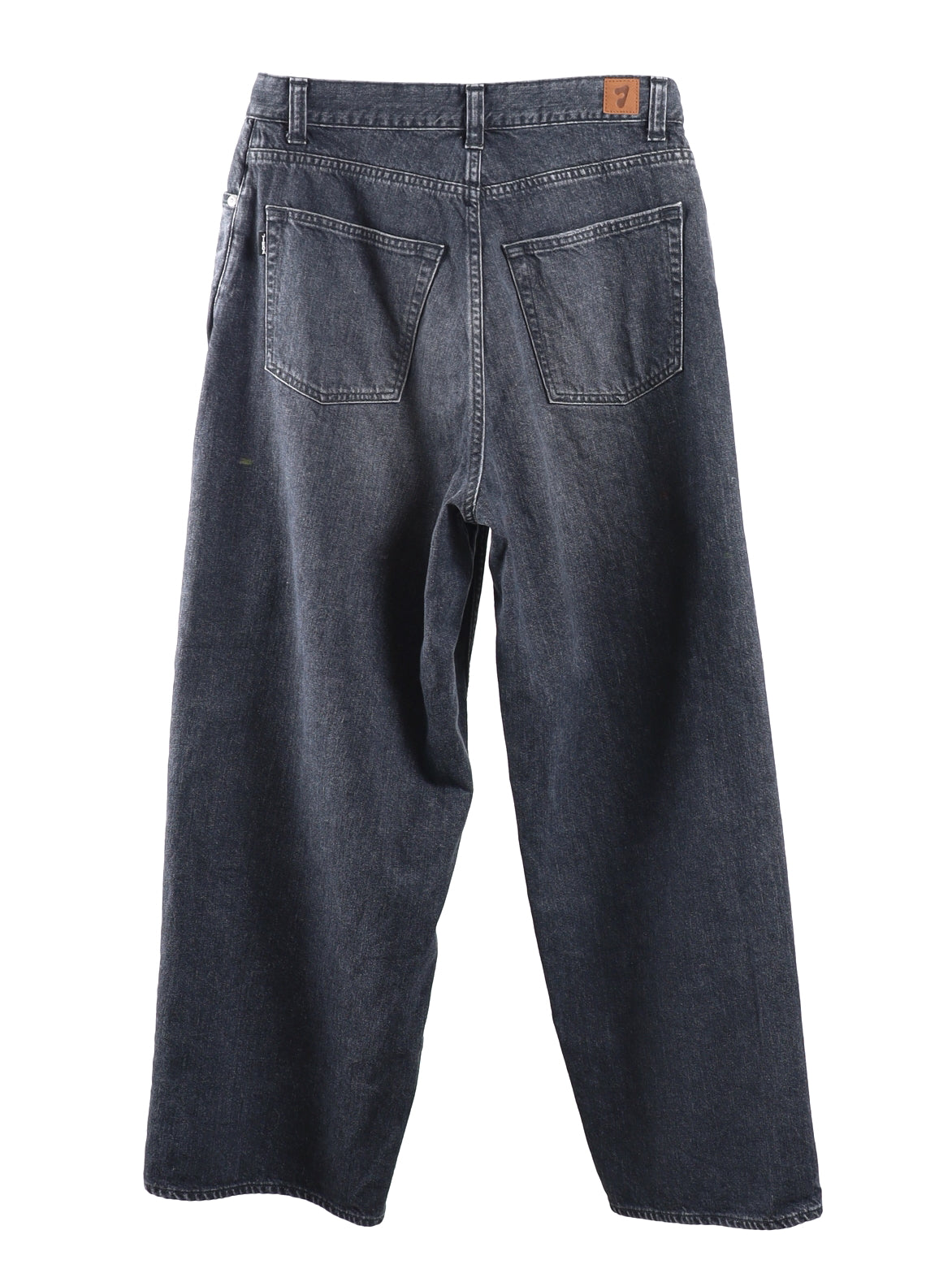 OVER WRAP DENIM PANTS