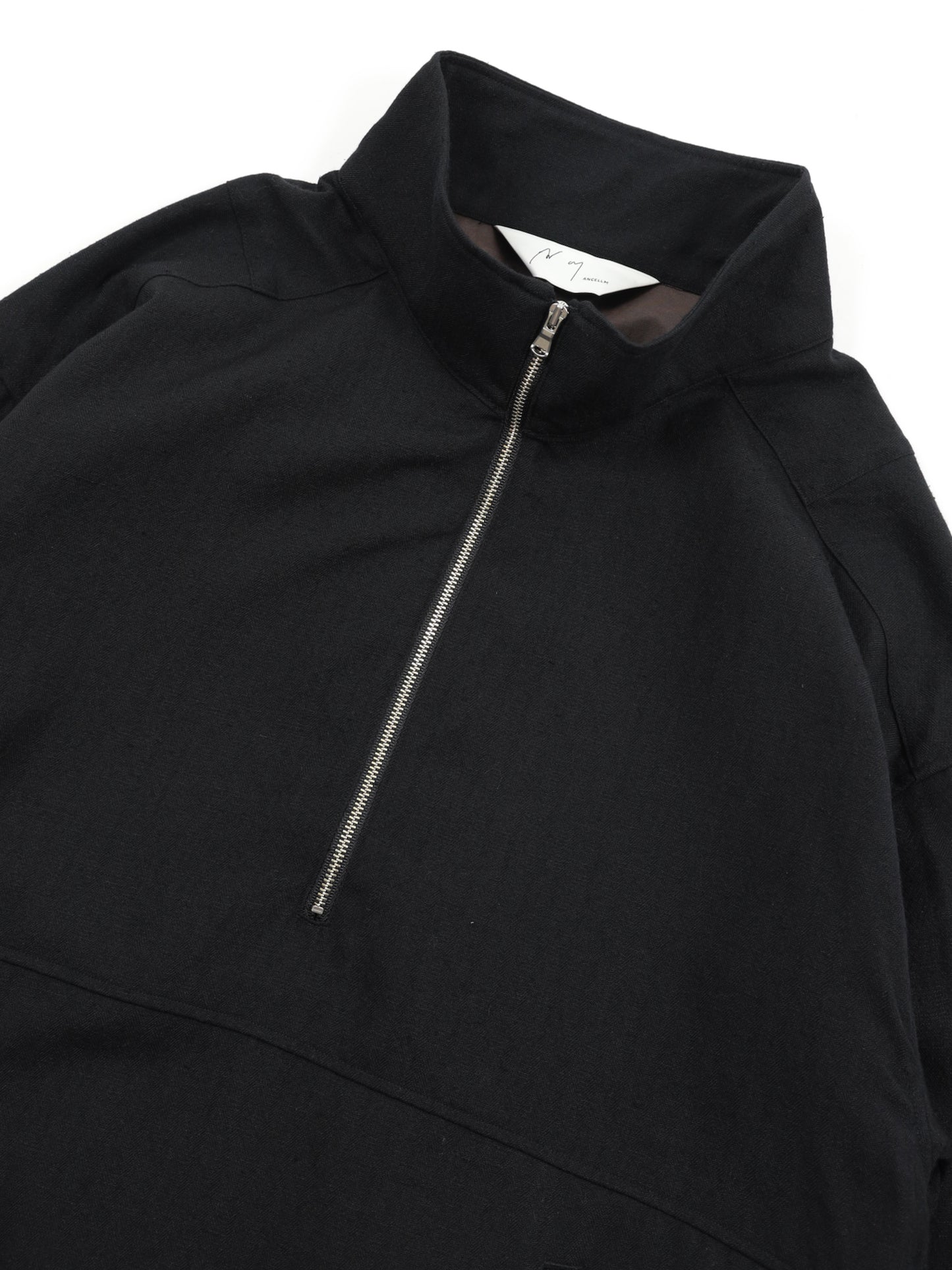 WOOL HALF ZIP PULL OVER SHIRT