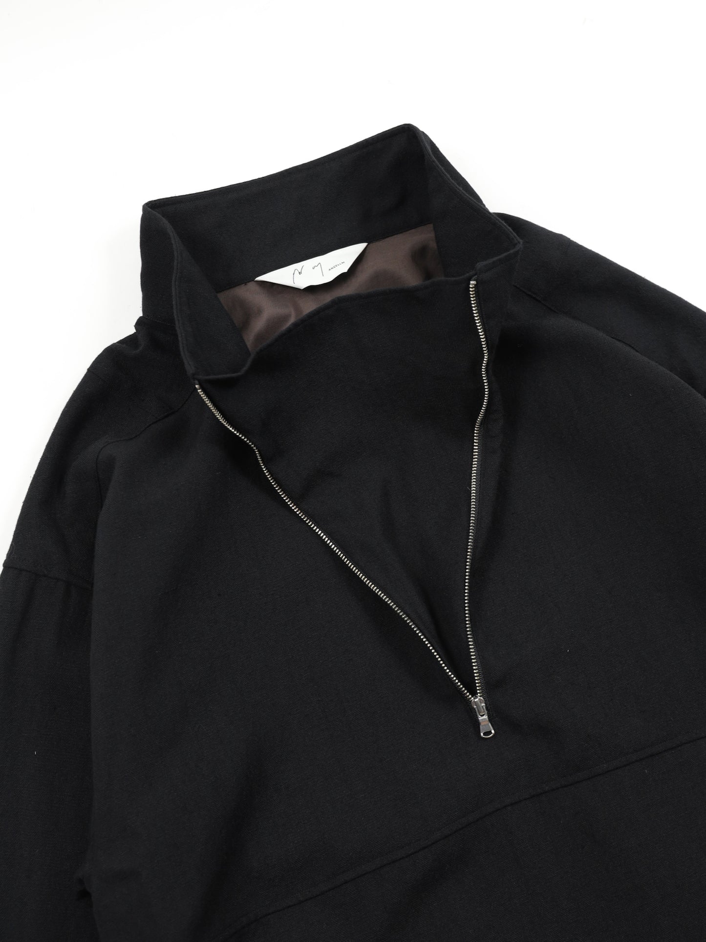 WOOL HALF ZIP PULL OVER SHIRT