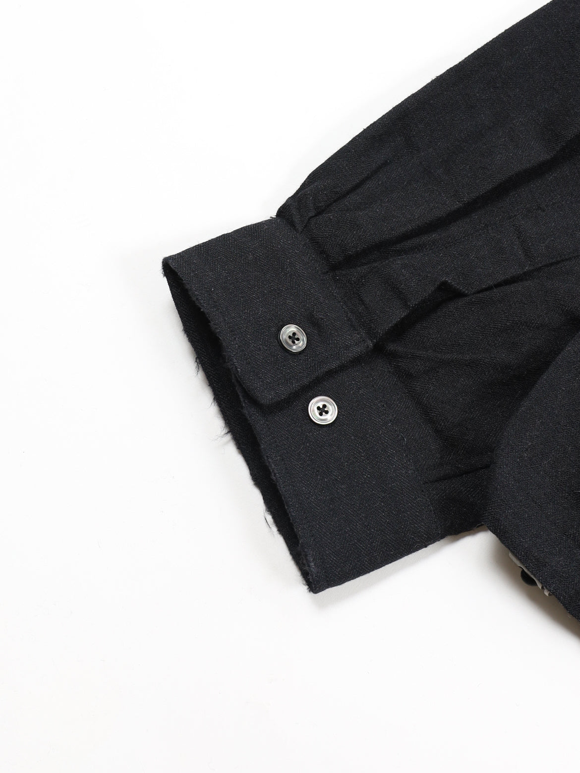 WOOL HALF ZIP PULL OVER SHIRT