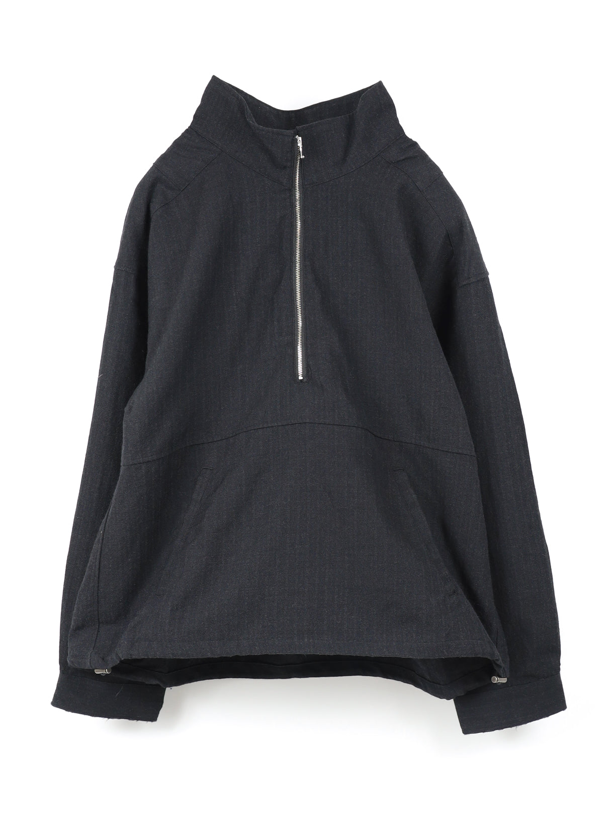 WOOL HALF ZIP PULL OVER SHIRT