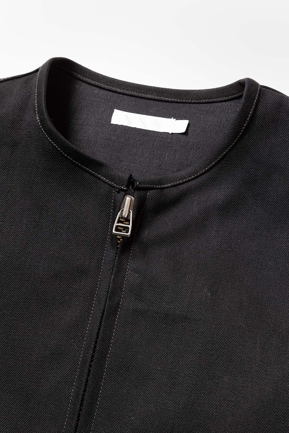 DOUBLE SEAMS RIDERS JACKET BLK RIGID