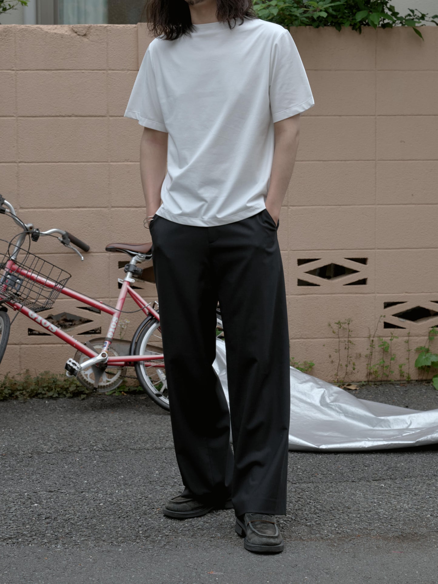 AMOMENTO BOAT NECK T-SHIRT