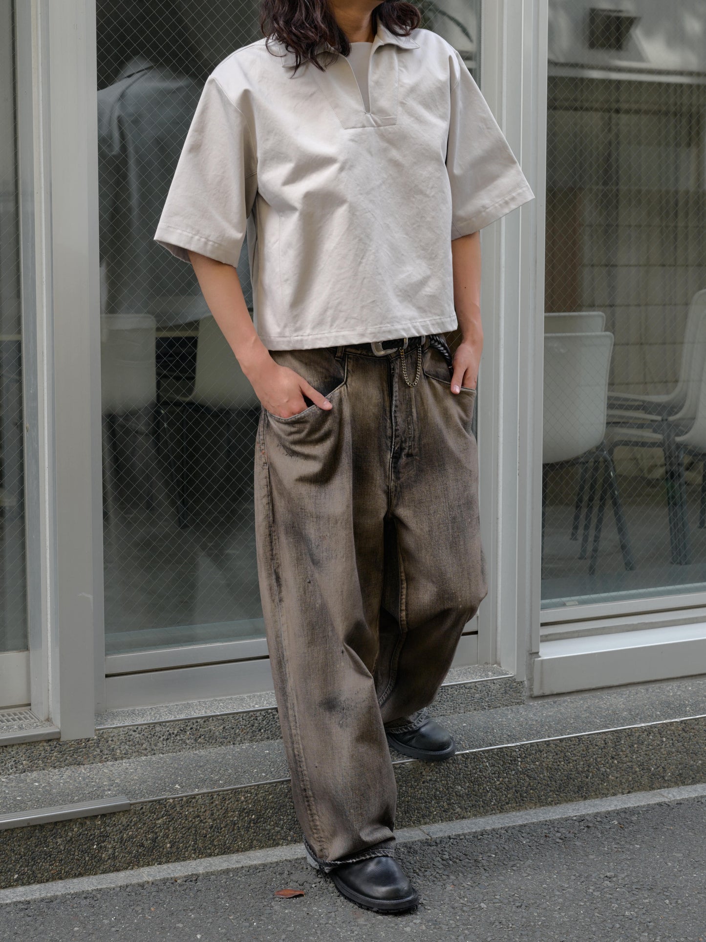 Seventh KIMONO V TEE