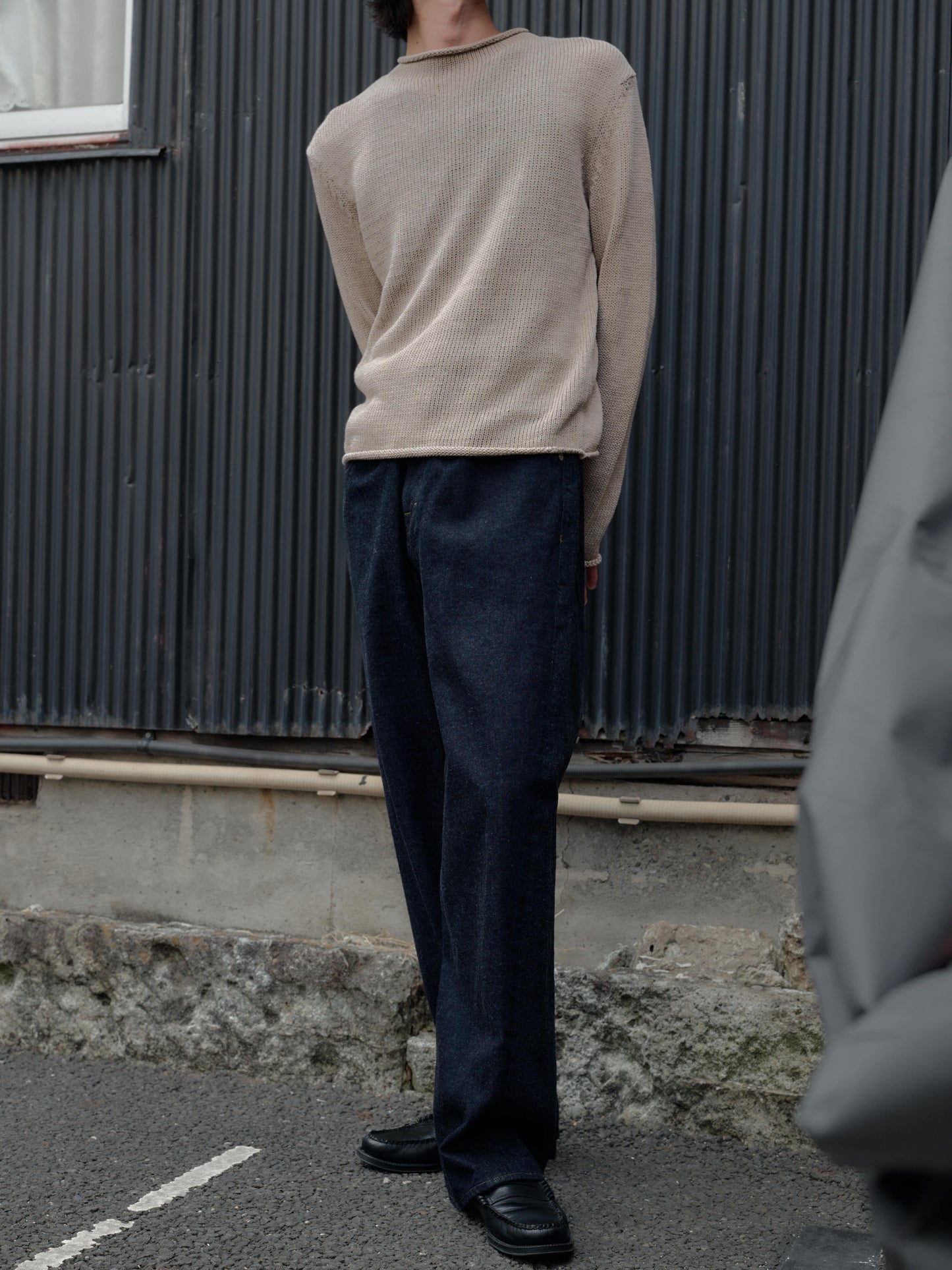 AMOMENTO PAPER YARN PULLOVER