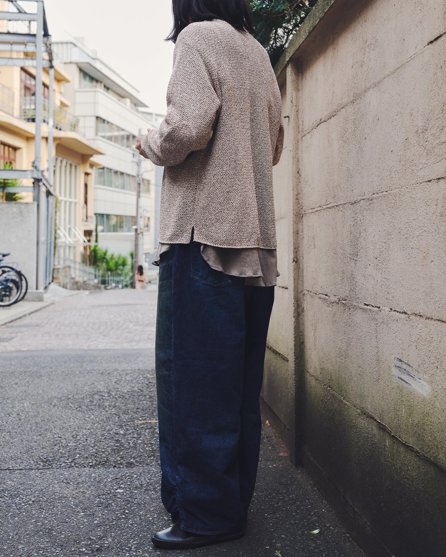 refomed FRESH MAN DENIM WIDE PANTS "USED"