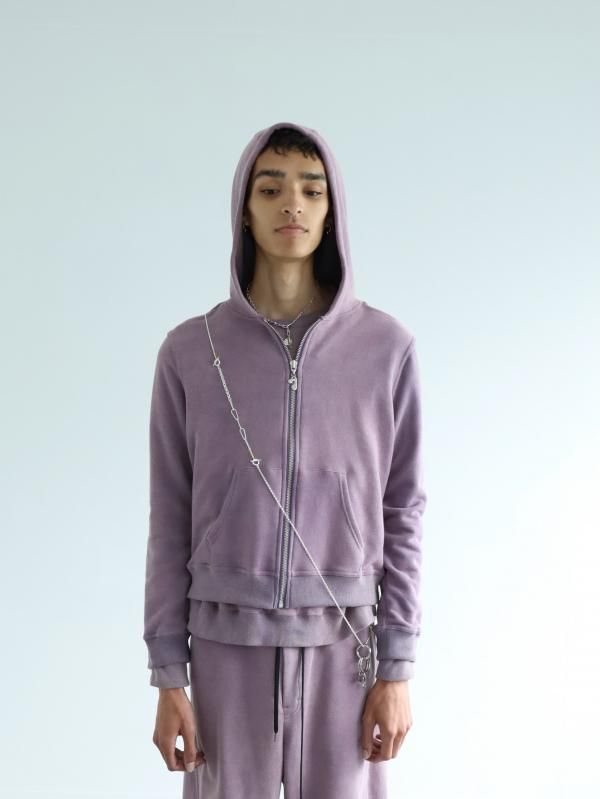 CIRCLE REFLECTOR ZIP HOODIE