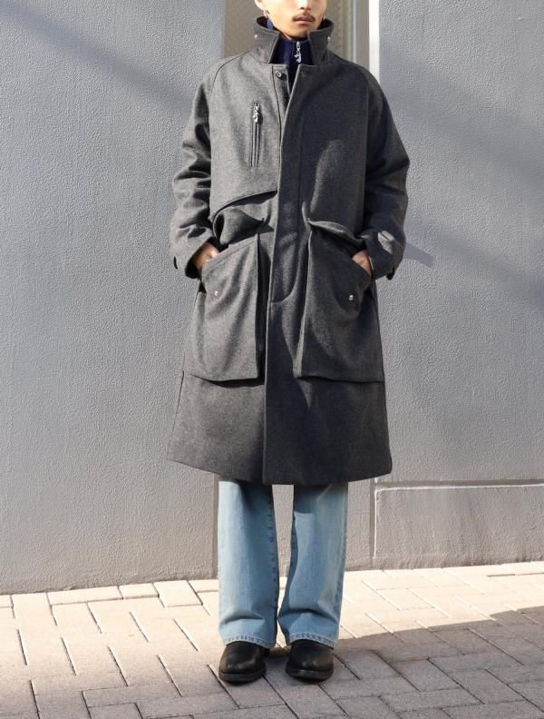 MELTON TRENCH COAT