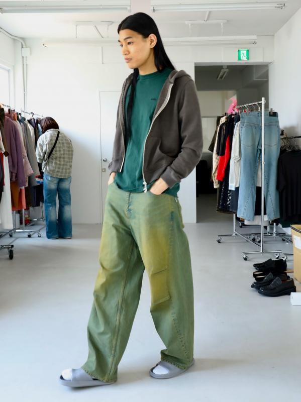 DRAPE OVER DENIM PANTS