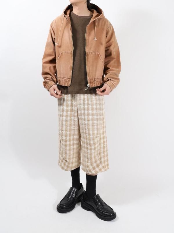 3/4 GINGHAM CHECK PANTS