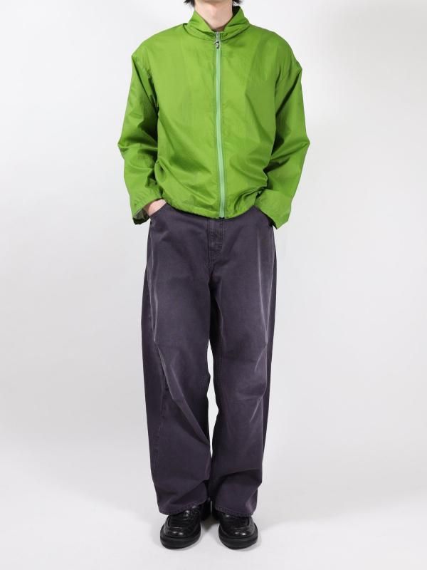 NYLON STAND ZIP SHIRT