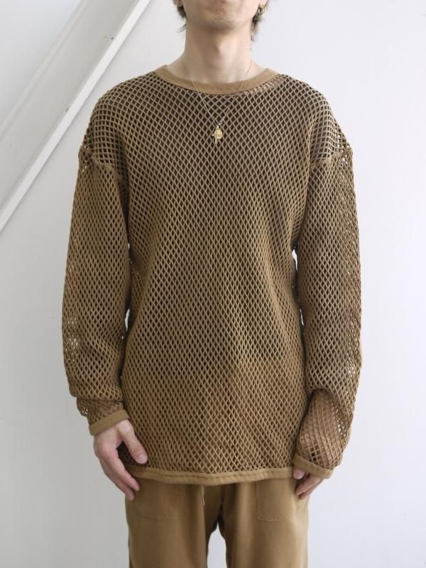 MESH LONG SLEEVE TEE