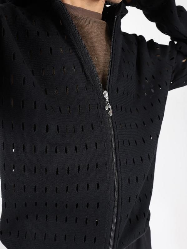 HOLE ZIP HOODIE