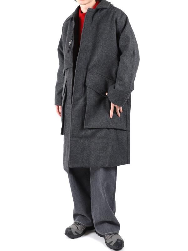 MELTON TRENCH COAT
