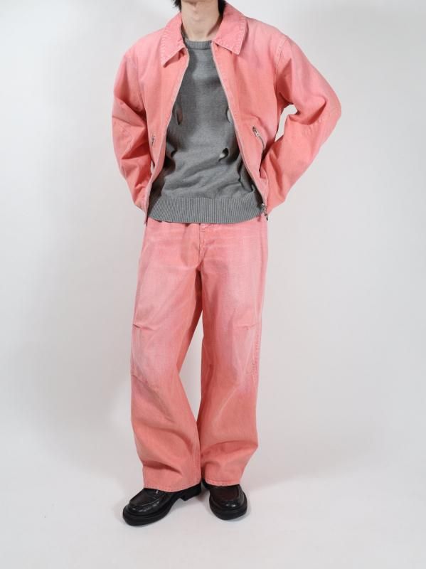 DRAPE OVER DENIM PANTS