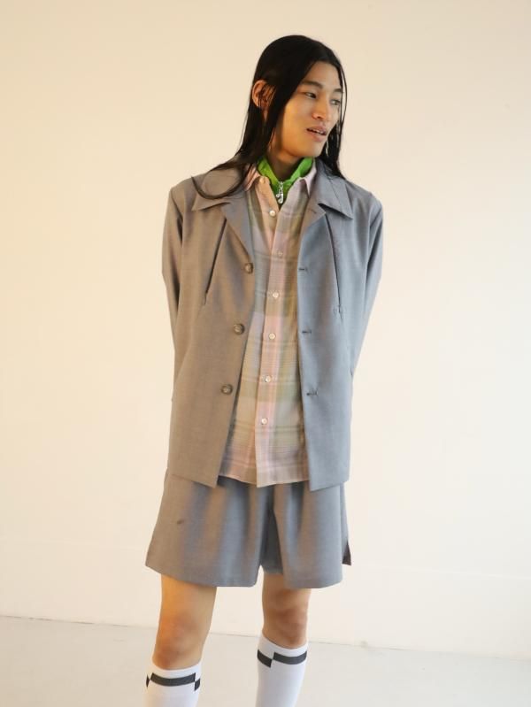 NYLON STAND ZIP SHIRT