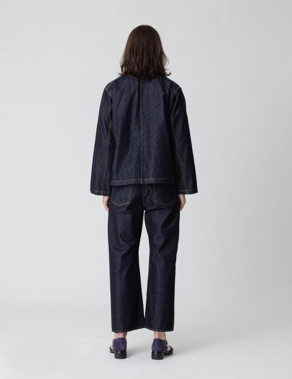 WRAP DENIM PANTS