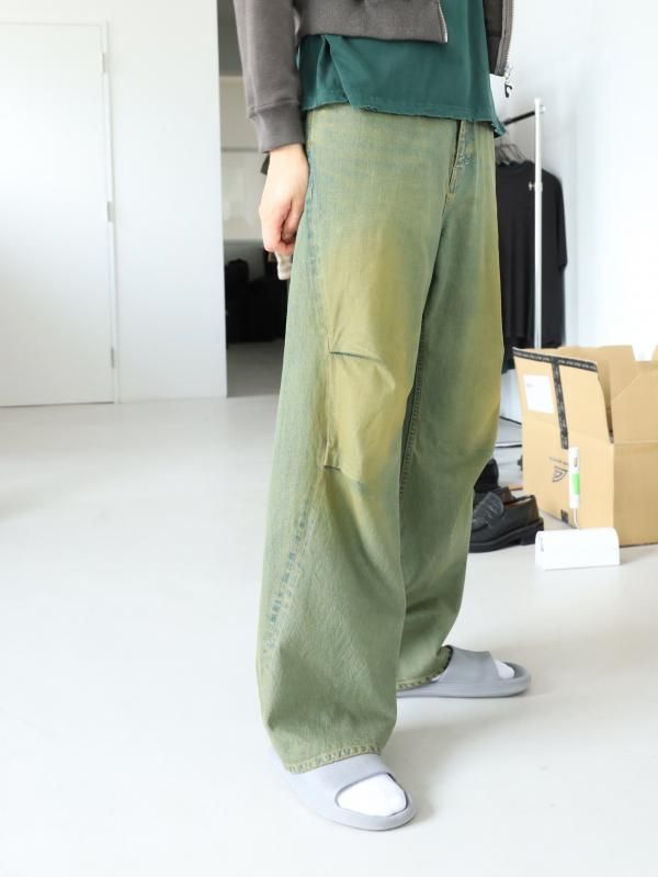 DRAPE OVER DENIM PANTS