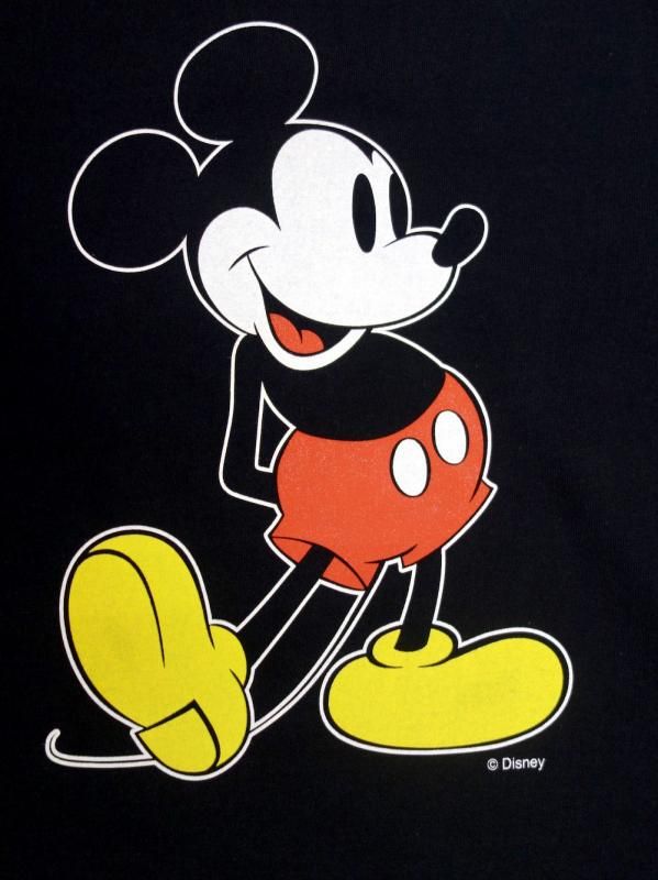 Mickey print long sleeve tee